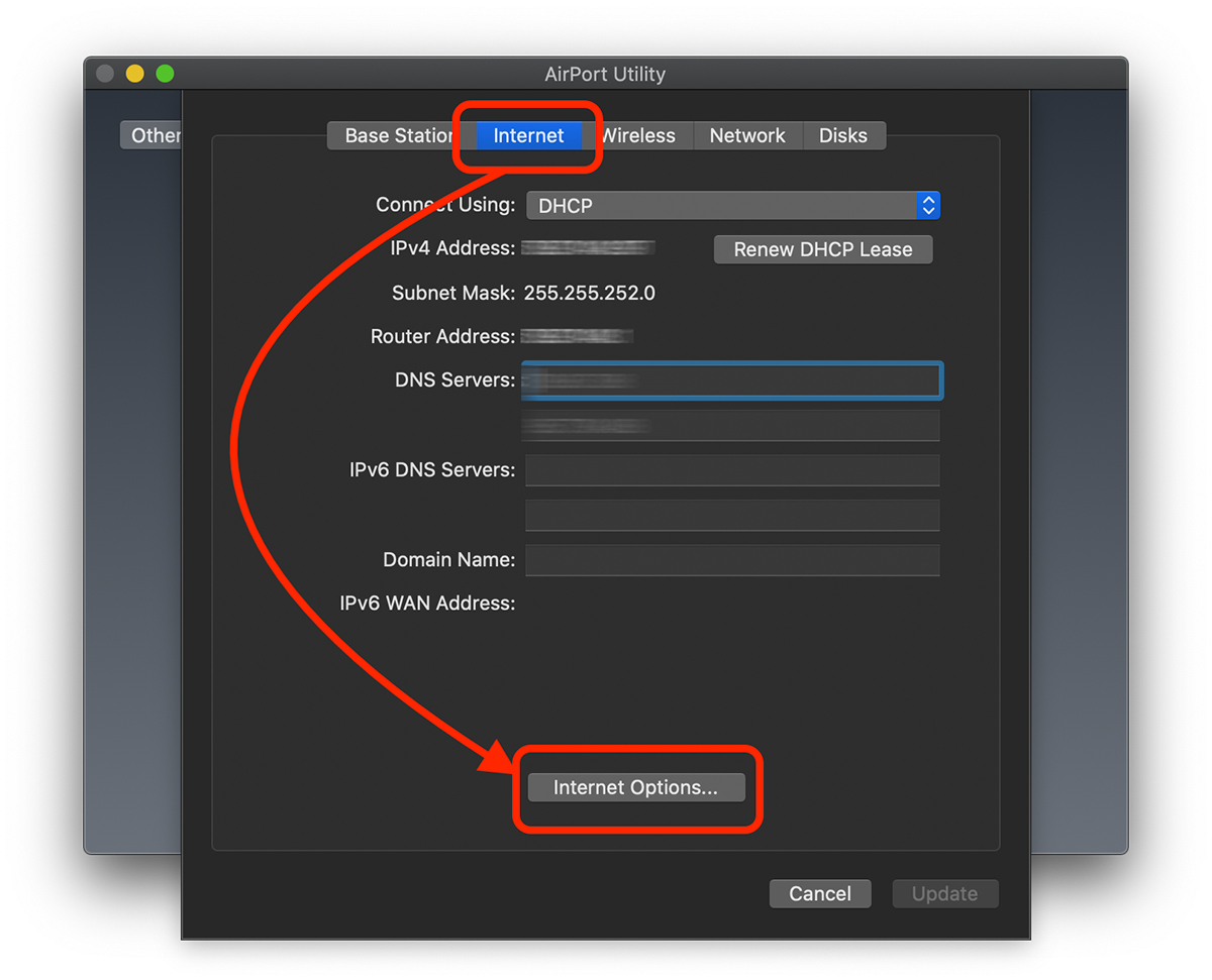 airport utility update problems