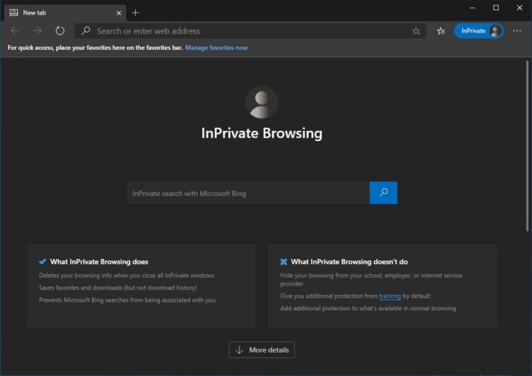 How we set Microsoft Edge to open automatically in InPrivate mode - Do ...