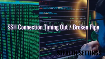 SSH Connection Timing Out - Broken Pipe