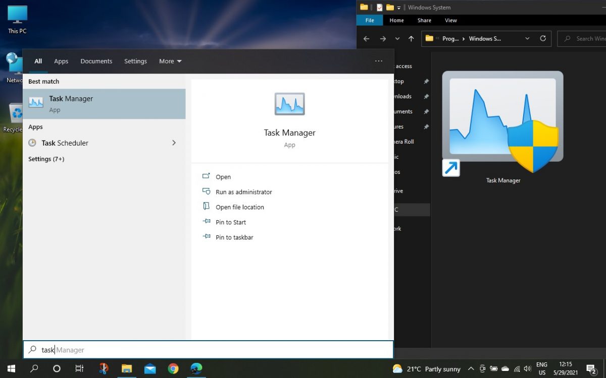 windows desktop icon manager