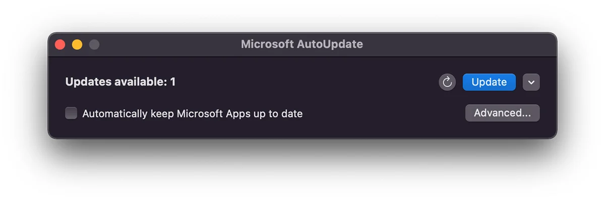 „Microsoft Auto“.Update