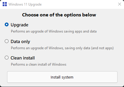 Windows11 Nadgradnja