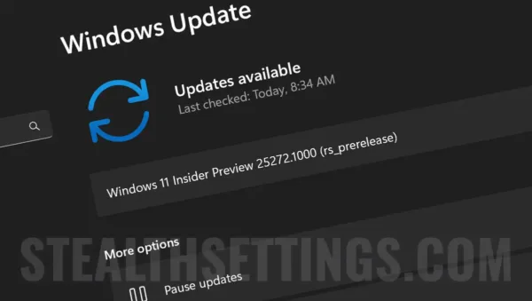 Update Windows 11 Build 25272