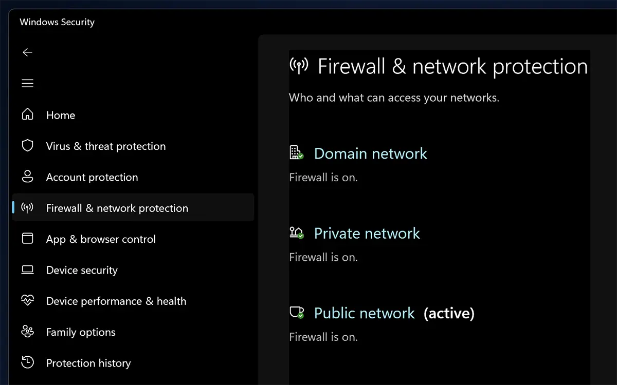 Firewall a ochrana sítě