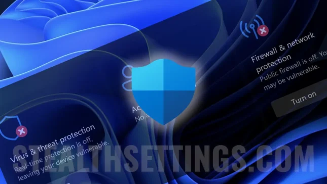Windows Security - Antivirus and Firewall