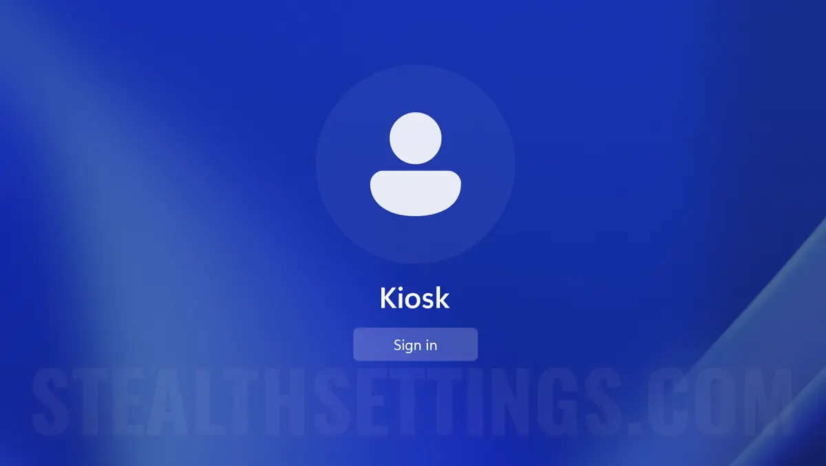 Kiosk Mode in Windows 11 - Single App Access