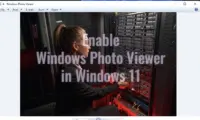 permitir Windows Visor de fotos en Windows 11