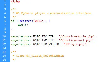 [Исправлено] Call to undefined function w3_url_format() in PgCacheAdmin.php