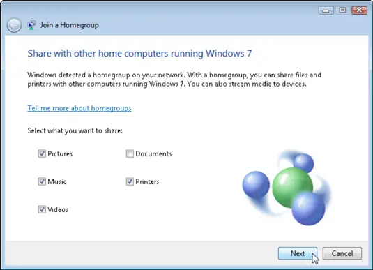 HomeGroup in Windows
