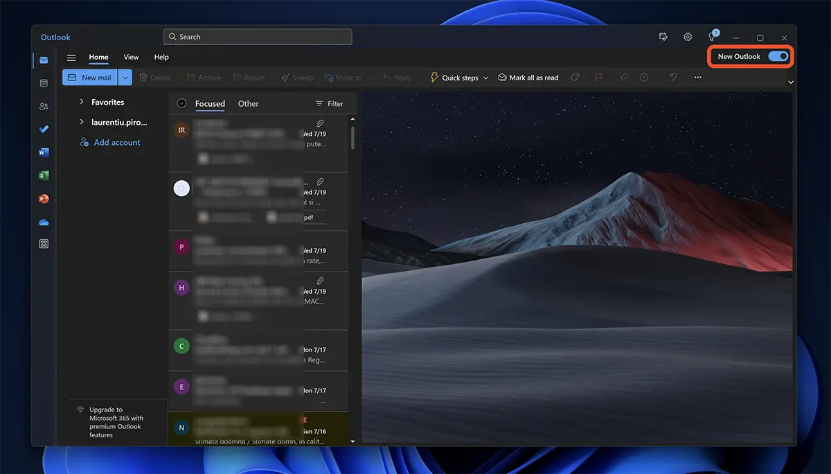 Outlook za Windows 11