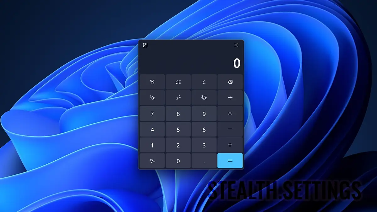 Windows Calculator in Windows 11