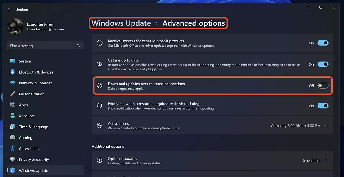 Hvordan slår du automatiske opdateringer fra Windows 11