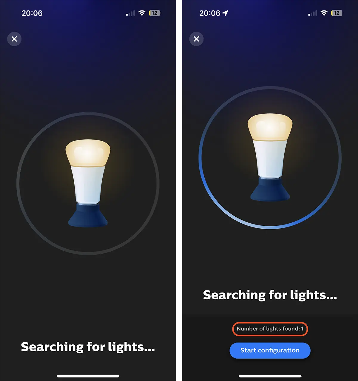 Search new Hue Lights