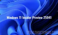 Windows 11 Insider Preview 25941