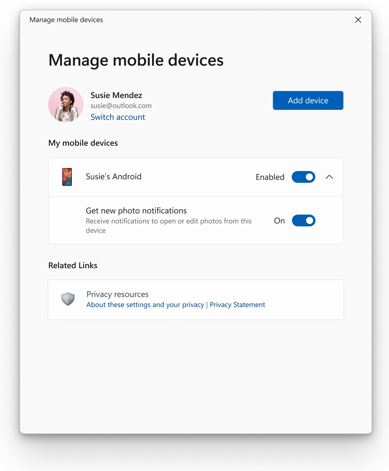 Sync Android Phone with Windows 11