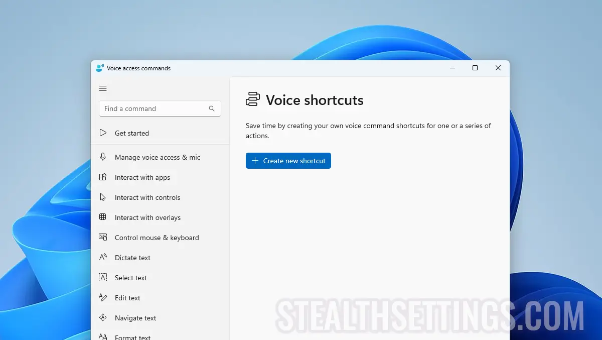 Voice Access in Windows 11