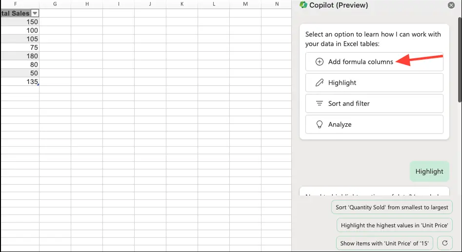 Comment utiliser Copilot dans Excel pour les feuilles de calcul