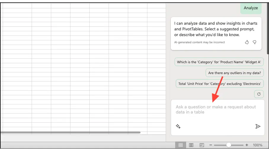 คุณสามารถใช้ Copilot ใน Excel สำหรับสเปรดชีตได้อย่างไร