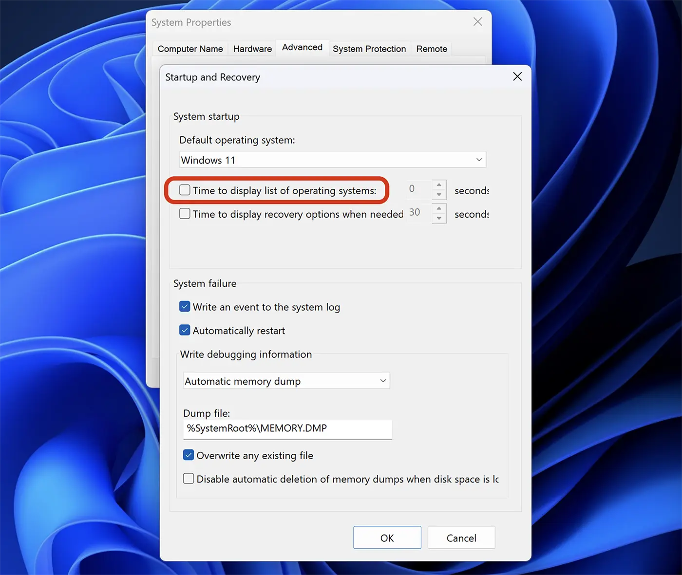 Fix Windows 11 På bind 3, 4. Vælg en operation system