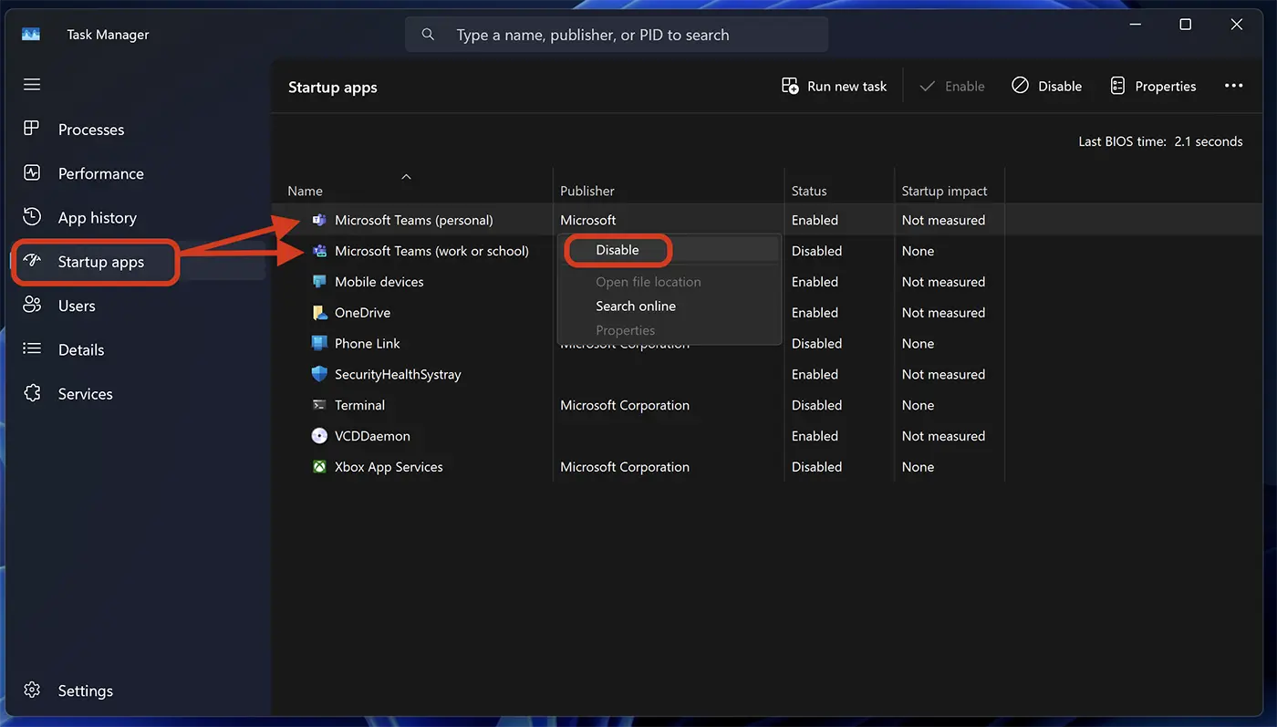 Cum poți dezactiva pornirea automată a Microsoft Teams pe Windows 11