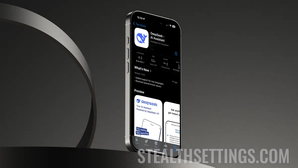 DeepSeek pe primul loc în App Store, înaintea ChatGPT